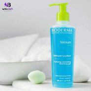 ژل شست‌وشوی صورت بایودرما مدل Sebium پوست چرب و مختلط 200میل